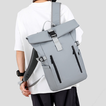 Σακίδιο πλάτης: Μεγάλης χωρητικότητας 36-55L, νάιλον, ανθεκτικό στη φθορά, συμβατό με φορητό 14 ιντσών, street-style για ταξίδια αναψυχής