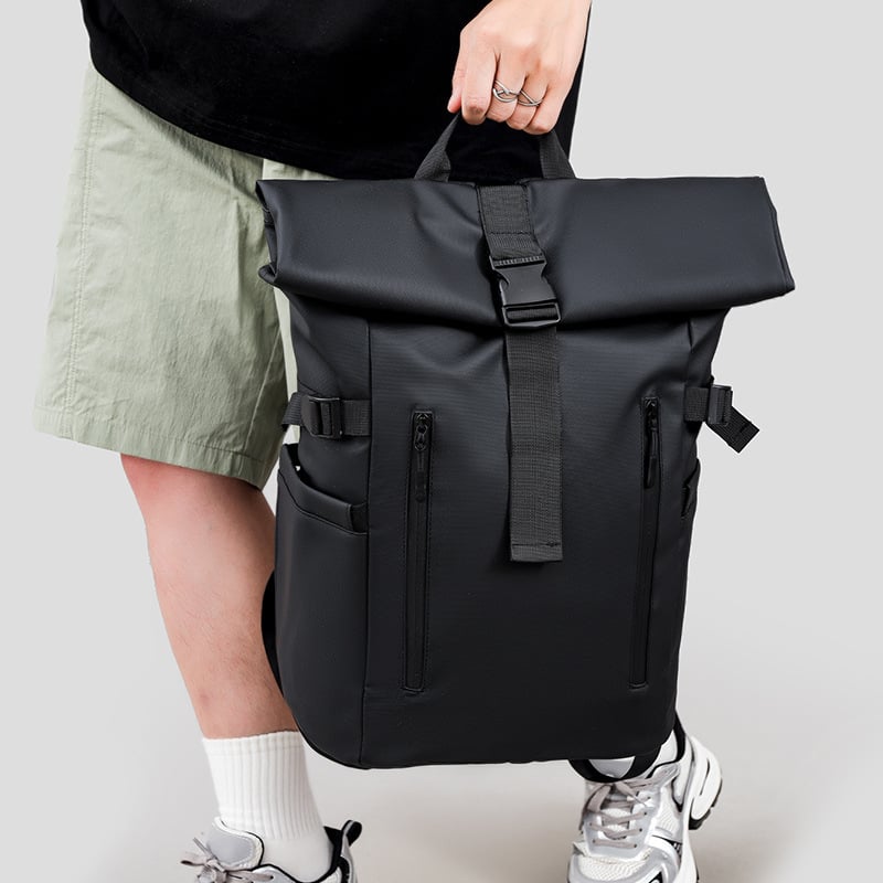 Hátizsák – Nagy kapacitású 36-55L, nylon, kopásálló, 14 hüvelykes laptop kompatibilis, utcai stílusú utazásokhoz