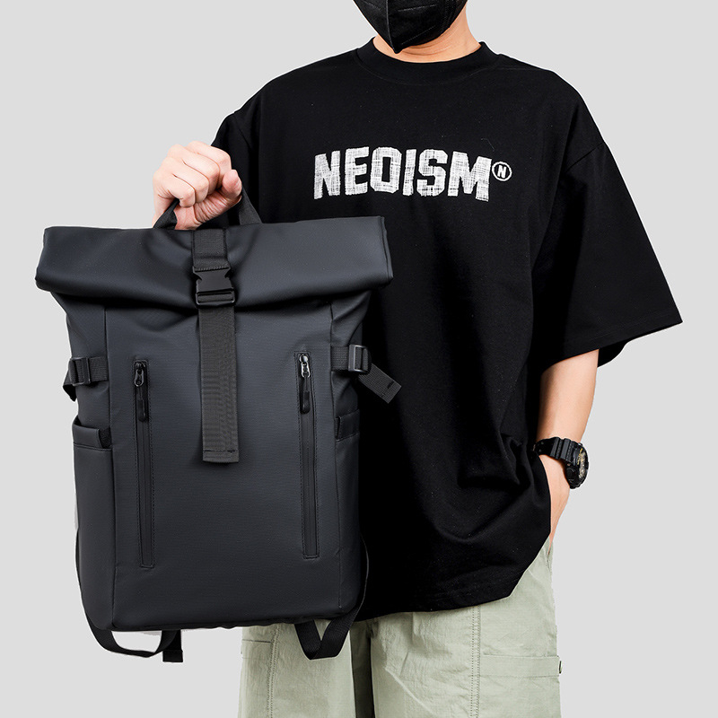 Hátizsák – Nagy kapacitású 36-55L, nylon, kopásálló, 14 hüvelykes laptop kompatibilis, utcai stílusú utazásokhoz