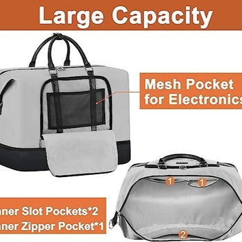 Τσάντα γυμναστικής με μεγάλη χωρητικότητα 20–35 λ, Oxford ύφασμα, διαπνέουσα, ελαφριά, διαχωρισμός στεγνό–βρεγμένο