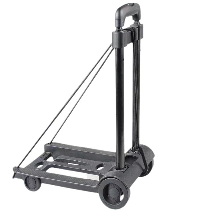 Αναδιπλούμενο, φορητό καρότσι δύο τροχών με κατασκευή από πολυπροπυλένιο και μεταλλικό σύνδεσμο; σετ 10 τεμάχια; μέγιστο φορτίο 30 kg