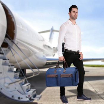 Unisex τσάντα ταξιδιού τύπου ντουφέλ για επιχειρηματικά ταξίδια, με χωρητικότητα 36–55 L, αδιάβροχο ύφασμα Oxford, μάρκα Happy People.