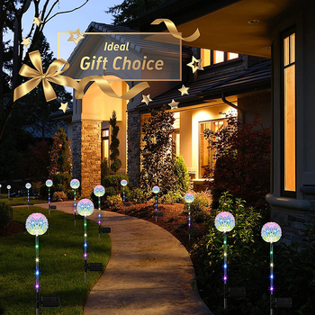 Saulės LED sodo žibintai įterpiami į žemę, augalų formos Onion Lantern, QS-TXD prekės ženklas, 5W LED, veikimo laikas 12–16 valandų