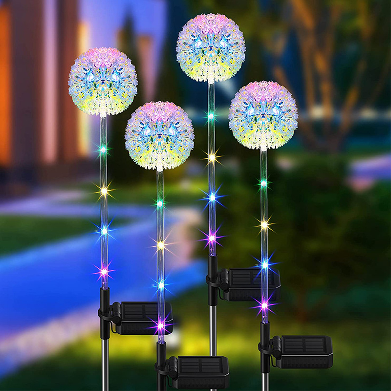 Saulės LED sodo žibintai įterpiami į žemę, augalų formos Onion Lantern, QS-TXD prekės ženklas, 5W LED, veikimo laikas 12–16 valandų