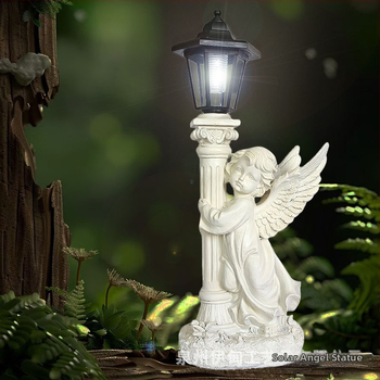 Λαμπτήρας Αγγέλου με Ρωμαϊκή Κολώνα για Κήπο — Κατασκευές από ρητίνη, Σύγχρονο και Μινιμαλιστικό Στυλ, Υλικό: ρητίνη, Μάρκα: Seven-color incense