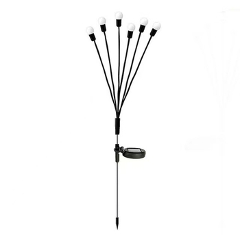 LED saulės energijos šviestuvų vėrinys lauko dekoracijoms sode, IP65 atsparus vandeniui, 0.6W kiekvienam šviestuvui