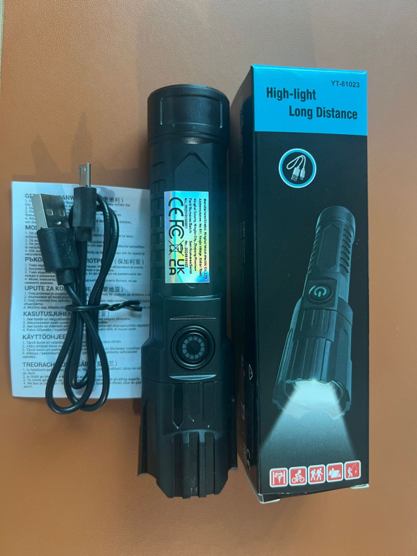 LED svjetiljka s prilagodljivim fokusom, kompaktna, 5W, 800 mAh, punjiva, 360° rotacija