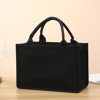 Унисекс платнена tote чанта за ежедневна употреба, подсилена конструкция, голям капацитет, открит връх