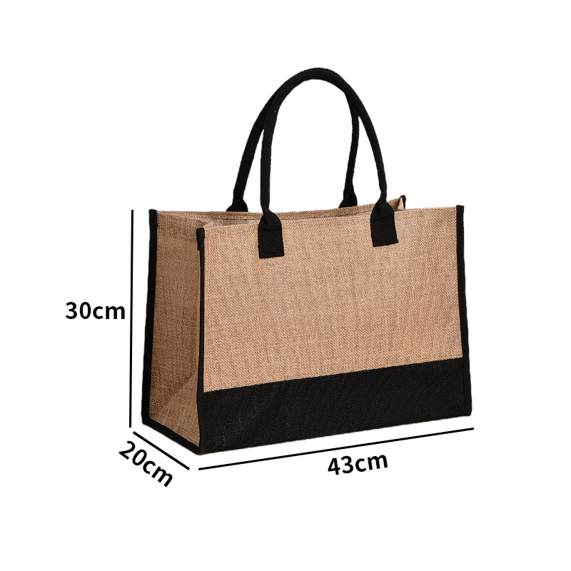 Modernus laminuotas kanvaso pirkinių krepšys su logotipo spausdinimu – didelė talpa, UV skaitmeninis spausdinimas ir serigrafija