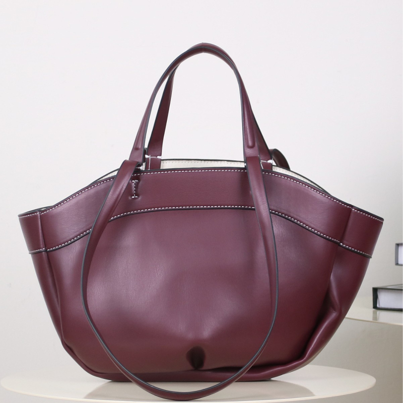 Geantă Tote, material PU, stil unisex, formă de tip cochilie, buzunar interior cu fermoar (PU; unisex; formă cochilie; buzunar interior cu fermoar) - M.T MISS TOTE