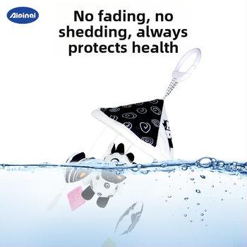 Aipinqi Pliušinis pakabinamasis žaisliukas su varpele kūdikiams vežimėliui ir lovytei – gyvūnų dizainas, tinkamas 0–3 metų kūdikiams, skatina regą, klausą ir motorinę koordinaciją