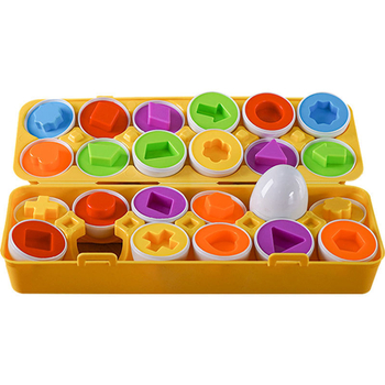 Montessori formų atitikimo kiaušinių dėlionė – plastikas, Shang Yu ženklas, daugiafunkcinė, OEM logotipo pritaikymas, tinkama vaikams 4–6 metų