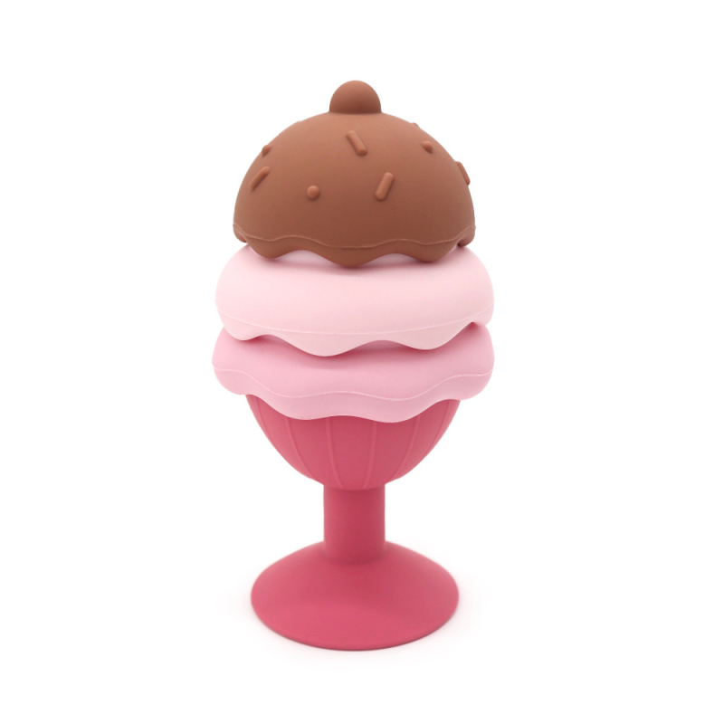 Silīkonu slāvu rotaļlieta zīdaiņiem – Mirake, pārtikas kvalitātes silikons, vecums 0–2 gadi, veicina grabšanu, jūtīgumu un roku–acu koordināciju, interaktīva rotaļlieta