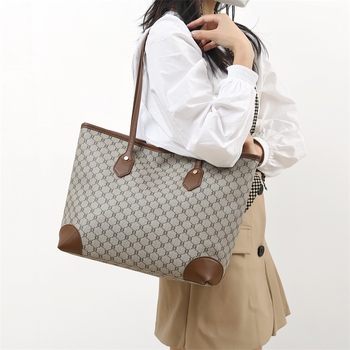 Γυναικεία τσάντα Tote, PU ύλικό, αστικός μινιμαλιστικός στυλ, οριζόντιο τετράγωνο σχήμα, εσωτερική τσέπη με φερμουάρ και θήκη για κινητό, διπλοί ιμάντες