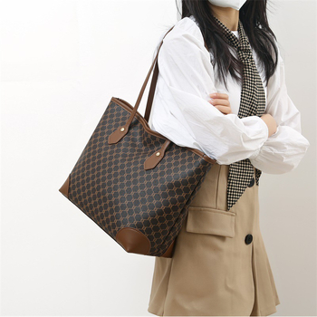 Γυναικεία τσάντα Tote, PU ύλικό, αστικός μινιμαλιστικός στυλ, οριζόντιο τετράγωνο σχήμα, εσωτερική τσέπη με φερμουάρ και θήκη για κινητό, διπλοί ιμάντες