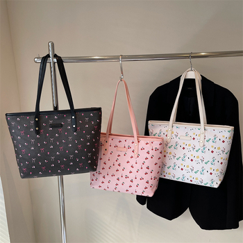 Grapefruit tote táska, városi minimalista stílus, PU anyag, vízszintes négyszögletes forma, cipzáras nyitás
