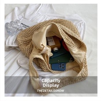 Τσαντα τύπου κουβά από βαμβάκι και λινό, με επένδυση πολυεστέρα, κλείσιμο με φερμουάρ, εσωτερική θήκη με φερμουάρ και θήκη για κινητό