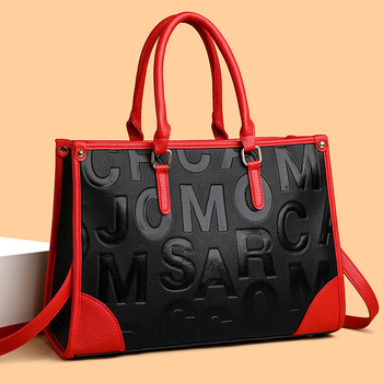 Дамска чанта през рамо PU — хоризонтална квадратна форма, цип за затваряне, полиестерна подплата, вътрешен джоб с цип и джоб за карта