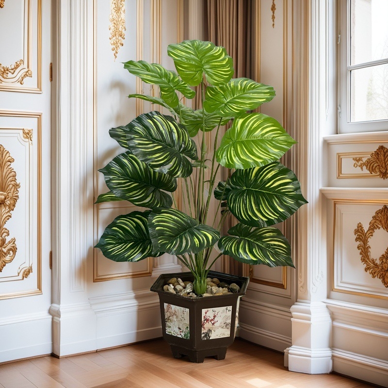 Mākslīgais arbūza lapu augs – 12-lapu, 18-lapu un 24-lapu varianti – mīksts PVC, veidošana un injekcijas formēšana