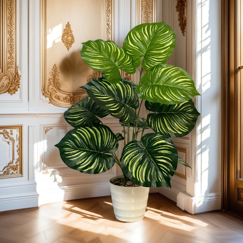 Mākslīgais arbūza lapu augs – 12-lapu, 18-lapu un 24-lapu varianti – mīksts PVC, veidošana un injekcijas formēšana