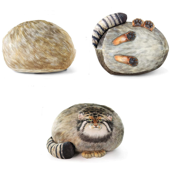 Pliušinė katės lėlė — PP vatos užpildas, itin minkštas trumpas plišas, individualizuoti pavyzdžiai galima