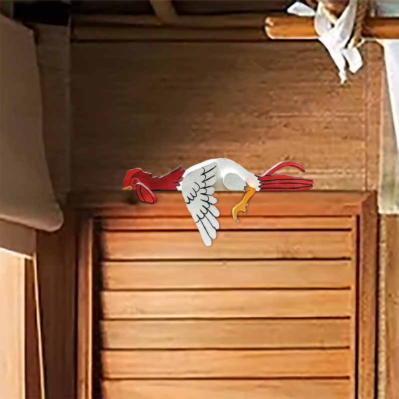 Decorațiune din PVC pentru gard cu o găină, stil pastoral, gravură, personalizabil, decor suspendat (Material: PVC; Gravură: Da; Proces de producție: Gravură; Personalizare: Da)