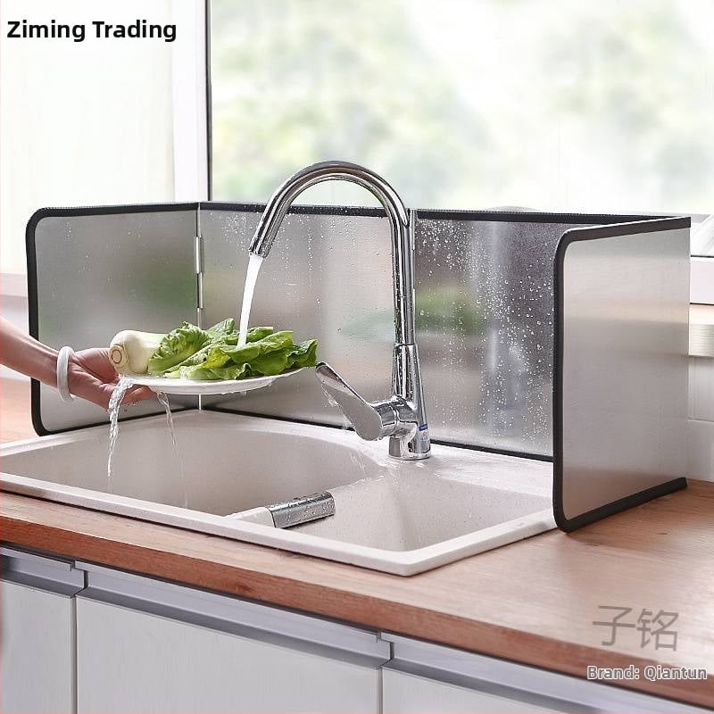 Πλάκα προστασίας από πιτσιλίσματα λαδιού για εστίες αερίου, γαλβανισμένος χάλυβας, θερμομόνωση, ανθεκτικό σε λάδι, προστασία από πιτσιλίσματα