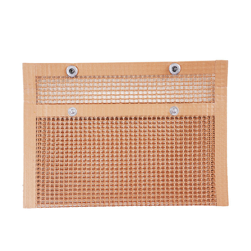 Grilio tinklo maišelis, teflonas, stačiakampio formos, nelipnus, atsparus aukštoms temperatūroms