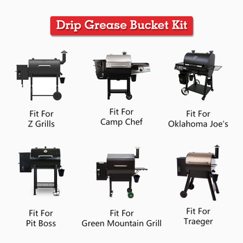 Lauko BBQ aliejaus lašymo indas su vienkartine vidine aliuminio folijos danga