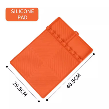Silikoninis grilio kilimėlis – aliejaus tekėjimo kilimėlis ir kepimo skardos apsauga