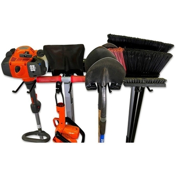 Οργανωτής εργαλείων κήπου από σίδηρο για τοποθέτηση στον τοίχο — πολυχρηστικός, απλός μοντέρνος σχεδιασμός, εγκατάσταση με βίδες