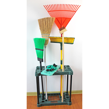 Yiyou Πλαστικό ράφι αποθήκευσης εργαλείων κήπου από PP και μεταλλικούς σωλήνες – τοίχος-μονταριστό, για κήπο και γκαράζ