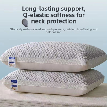 Plaunama kaklo pagalvė miegui – stačiakampio formos, medvilnės užpildas, vienam asmeniui