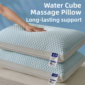 Plaunama kaklo pagalvė miegui – stačiakampio formos, medvilnės užpildas, vienam asmeniui