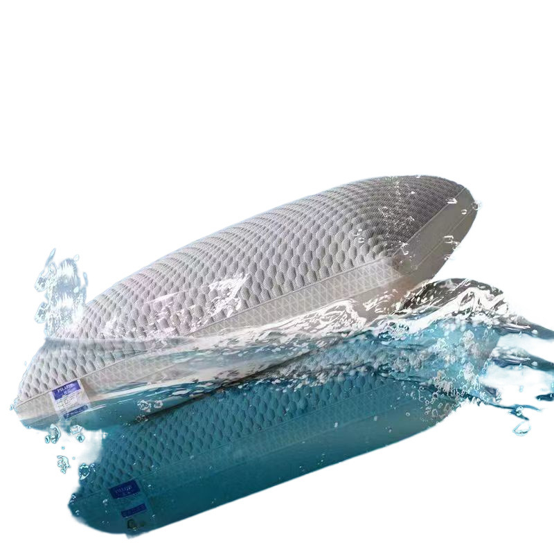 Plaunama kaklo pagalvė miegui – stačiakampio formos, medvilnės užpildas, vienam asmeniui