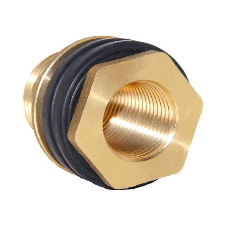 Съединител за воден резервоар, твърд месинг, мъжка резба 3/4, резбована връзка