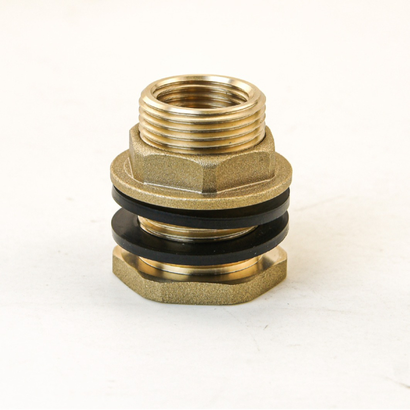 Съединител за воден резервоар, твърд месинг, мъжка резба 3/4, резбована връзка