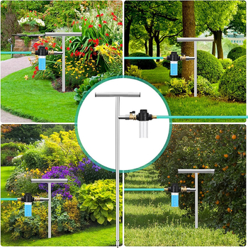 Εργαλείο πότισματος ριζών φυτών από ανοξείδωτο χάλυβα με Τ-χειρολαβή, FS-2487, καθολική χρήση