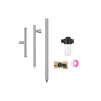 Εργαλείο πότισματος ριζών φυτών από ανοξείδωτο χάλυβα με Τ-χειρολαβή, FS-2487, καθολική χρήση