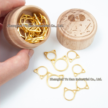 Μάρκες πλέξης με σχήμα γάτου για πλέξιμο πουλόβερ και κασκόλ – σετ 30 τεμάχια