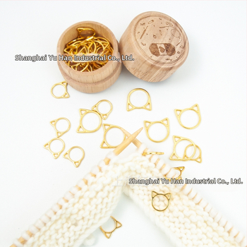 Μάρκες πλέξης με σχήμα γάτου για πλέξιμο πουλόβερ και κασκόλ – σετ 30 τεμάχια