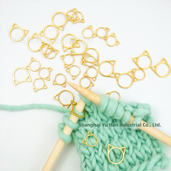 Μάρκες πλέξης με σχήμα γάτου για πλέξιμο πουλόβερ και κασκόλ – σετ 30 τεμάχια