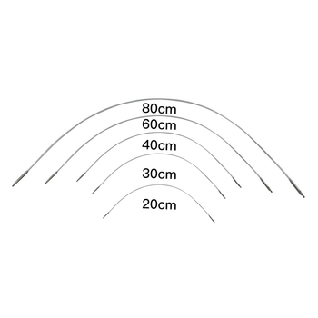 Σετ κυκλικών βελόνων με αποσπώμενο δακτυλίδι, ανοξείδωτος χάλυβας 316, 9 σετ των 3 τεμαχίων, προσαρμοστικό, στυλ ιαπωνικού μινιμαλισμού πολυτελείας