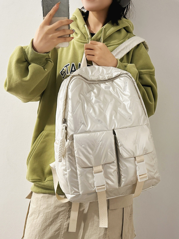 Δερμάτινο σακίδιο με μαλακή επιφάνεια, κορεατικού στυλ, αδιάβροχο, χωράει φορητό 15 ιντσών, χωρητικότητα κάτω από 20 L, ιμάντες με αερόσακο