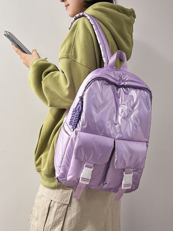 Koreai stílusú bőrtáska hátizsák, lágy felület, vízálló, 15 hüvelykes laptop-kompatibilis, kapacitás 20 L alatt, légpárnás vállpántok