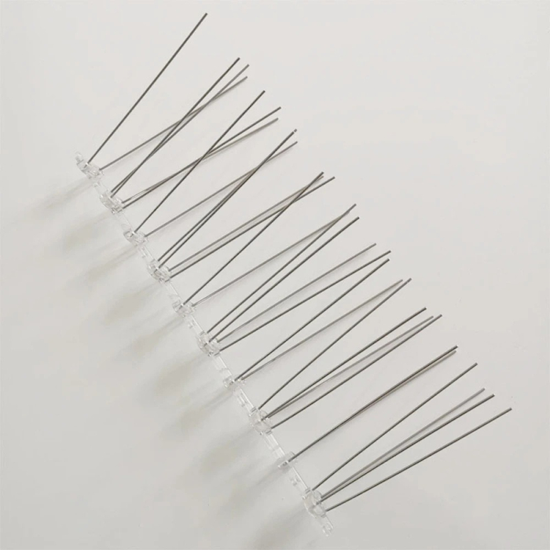 Paukščių atbaidymo spygliai sodui su plastine baze ir 304 nerūdijančio plieno adatomis, tvirti ir patvarūs – Gold Hammer