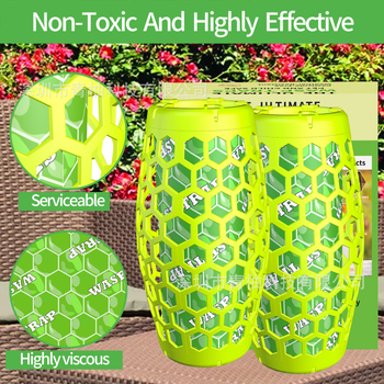 Lauko žibinto stiliaus insektų atbaidymo įrenginys su lipnią gaudykle — modelis SK819, daugifunkcinis, koloninis dizainas, nekaitigus