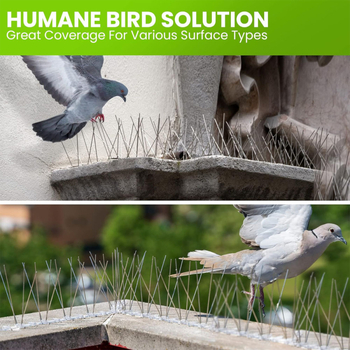 Πλαστικές ακίδες αποτροπής πουλιών, μάρκα 543, για τον κήπο