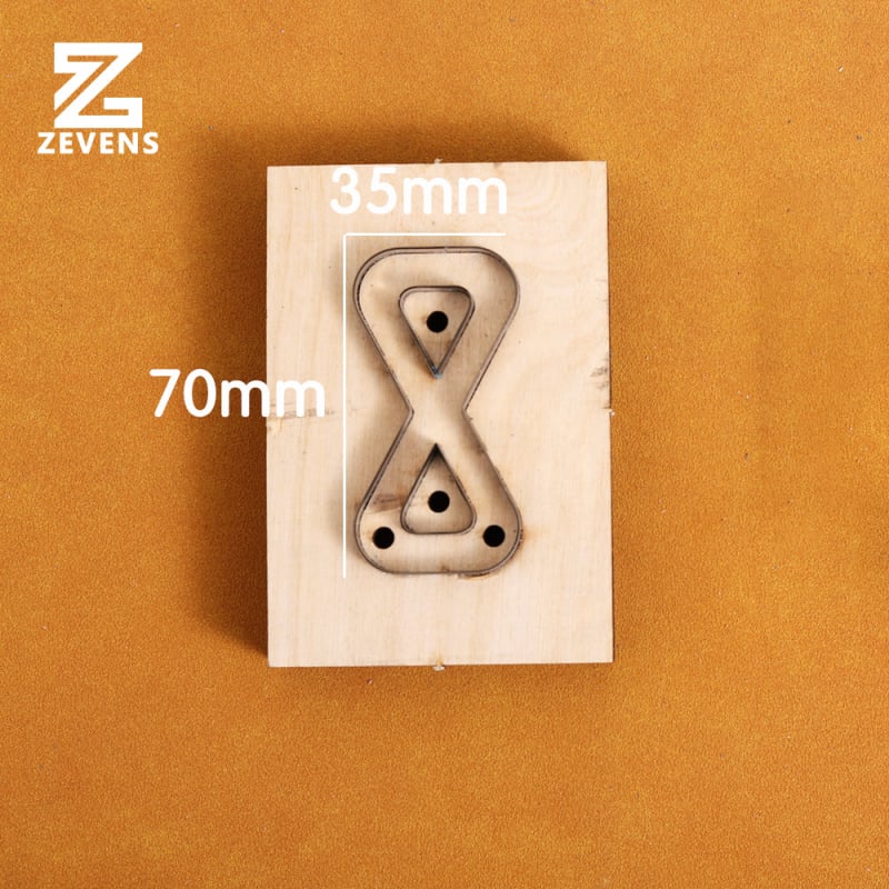 Σακίδιο με καλούπι μαχαιριού για κοπή δέρματος — χειροποίητη ραφή, εξοικονόμηση αποβλήτων, φορητό κιτ επεξεργασίας δέρματος