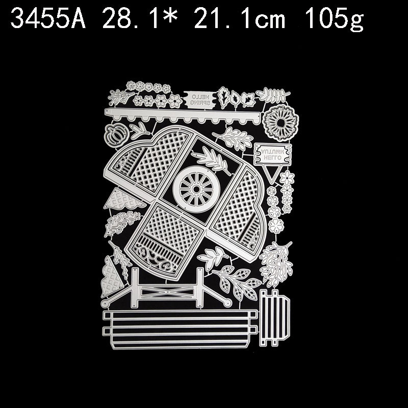 Heart Box Beehive DIY Șabloane de tăiere pentru scrapbooking - Oțel carbon, Etching Dies, Instrument metalic pentru handmade, Decor pentru casă